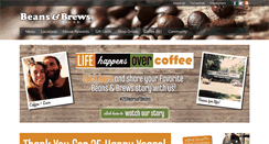 Desktop Screenshot of beansandbrews.com
